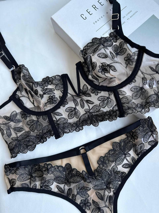 Aurora Lace Bralet Set