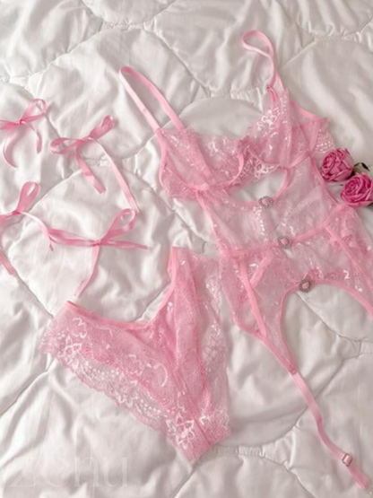 Blossom Lace Lingerie Set